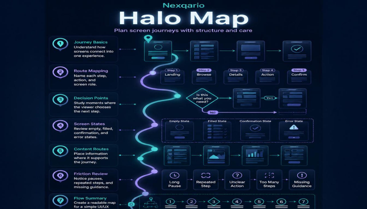 halo map infographic